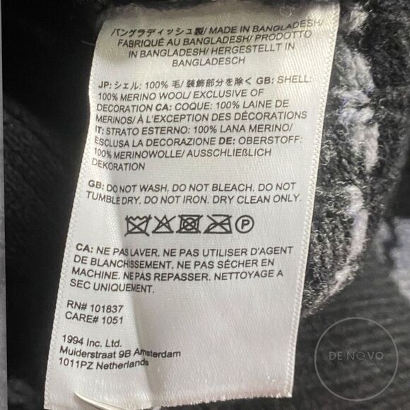 Supreme x The North Face Wool Fair Isle Full Zip Up Hooded Sweater FW22 Medium - Picture 6 of 11